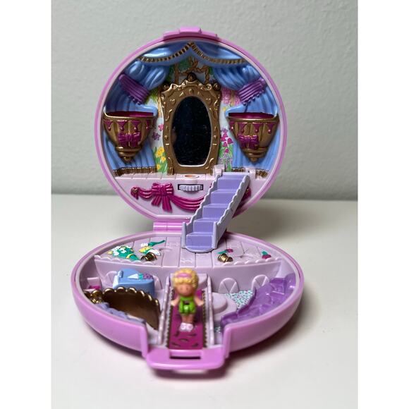 Vintage Polly Pocket Grand Ballet Ballerina Compact 1993 W/ 1 doll - Picture 3 of 6